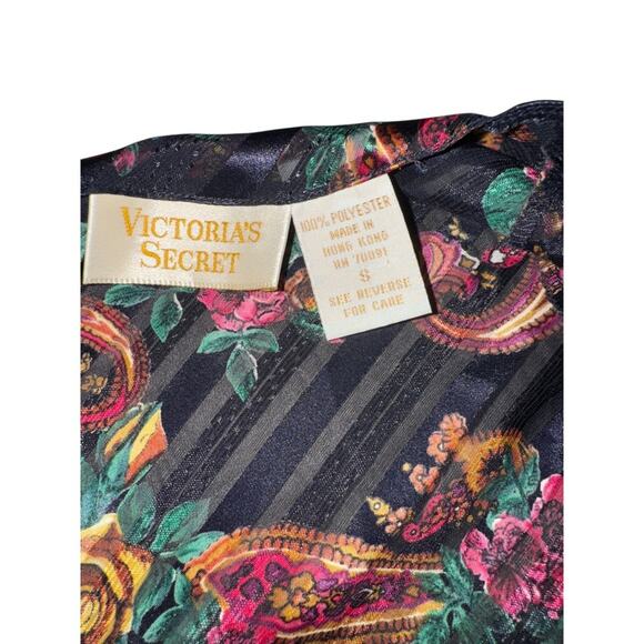 Vintage 90s Victoria’s Secret Gold Label Paisley Corset Cami Womens S Fits Big - Picture 7 of 9